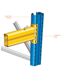 Nieuwe Armes/Ferretto Ligger - GR 2300x90x50   