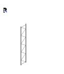Nieuw Armes Frame L.7.15  - 7500 x 1100 mm - compleet