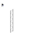 Nieuw Armes Frame L.7.15  - 8000 x 1100 mm - compleet