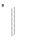 Nieuw Armes Frame L.7.15  - 9000 x 1100 mm - compleet