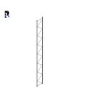 Nieuw Armes Frame L.7.15  - 11000 x 1100 mm - compleet