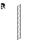Mecalux Frame 122 - 10500x1100 mm - compleet
