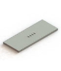 Meta  Clip MS230-III Legbord 1300 x 400 - RAL 7035