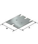 Stow vulplaat PNA 0133