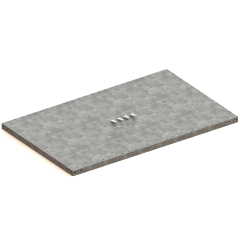 Meta Clip MS330-III Legbord 1300 x 400 - verzinkt