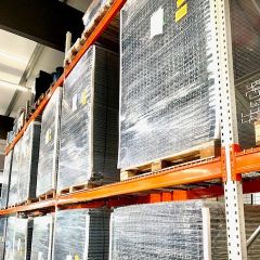 Pallet met 100 gaaslegborden
