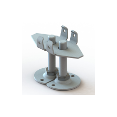 Meta  Clip MS200-IV Legbord 1700 x 600 -  gecoat RAL 7035