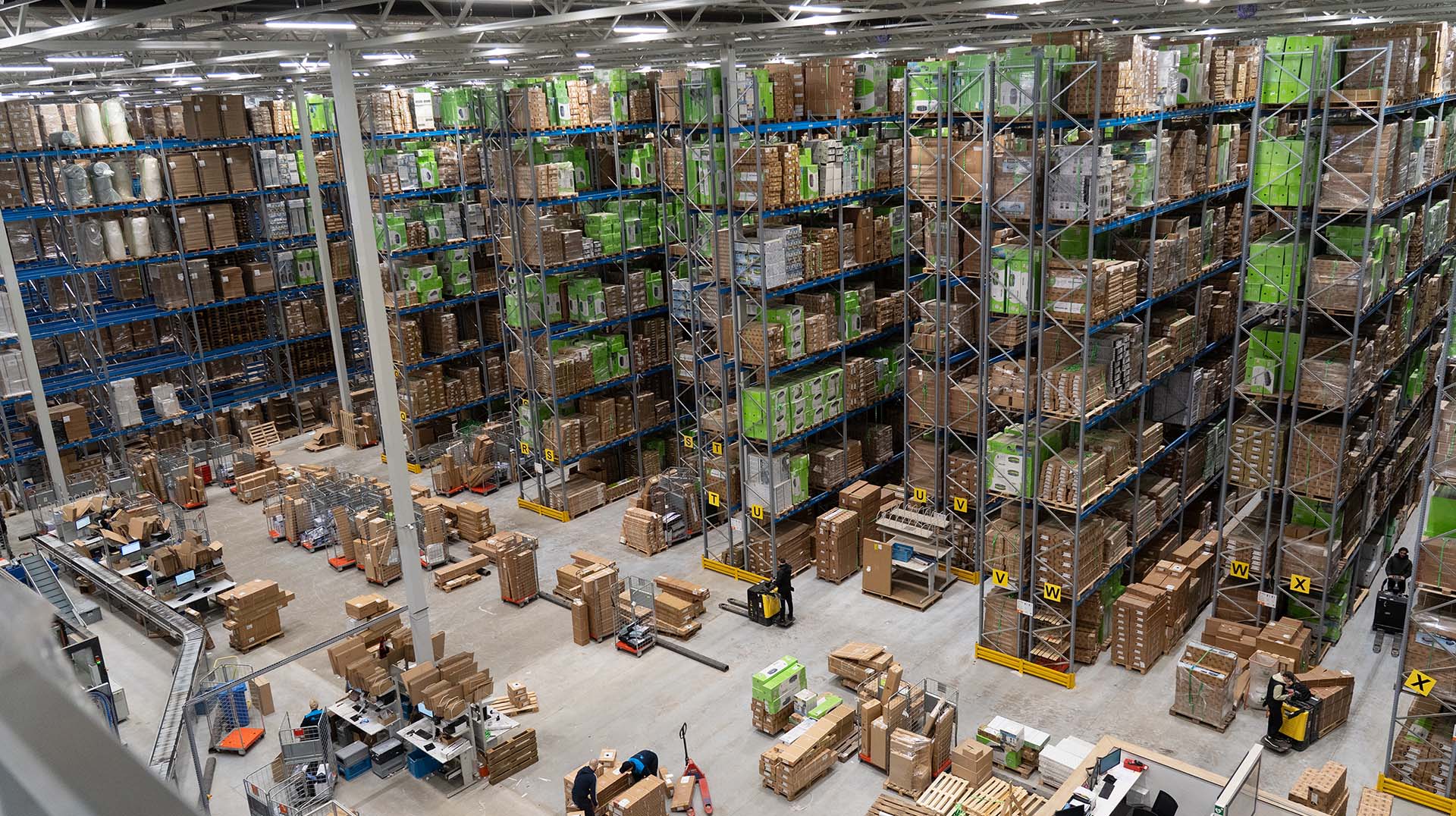 Hoe herken ik Stow palletstellingen aan het frame?